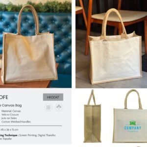 AIOFE HK0047 Jute Canvas Bag