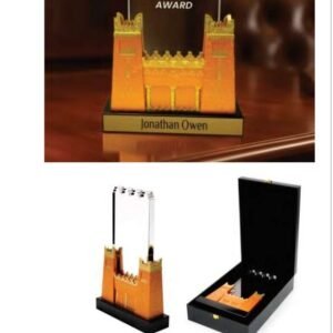 Jonathan Owen CR-30 Castle Design Crystal Award