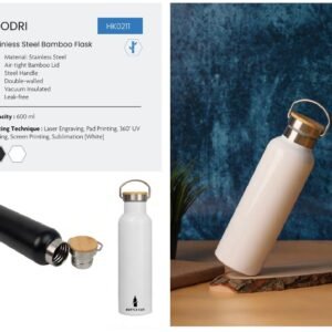 SFODRI HK0211 Stainless Steel Bamboo Flask