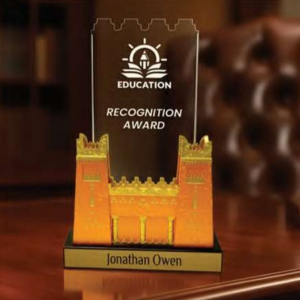 CR-30 Castle Design Crystal Award