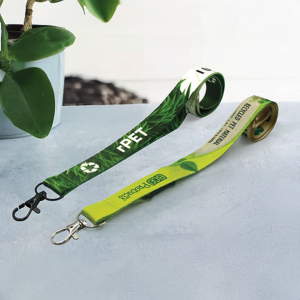 Custom Recycled PET (RPET) Lanyards