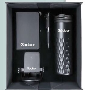 GS-08 Godber Promotional Gift Set – MB-06-BLK / TM-061 / PN42-BK / WCP-04-BLK / GB-A3-BLK